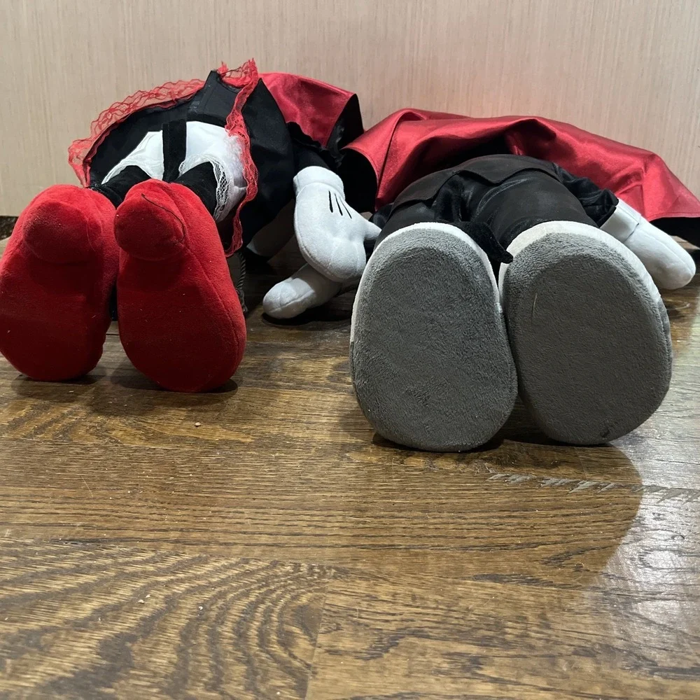 Set of Mickey Mouse As Dracula & Matching Minnie Halloween Door Greeters, 2017